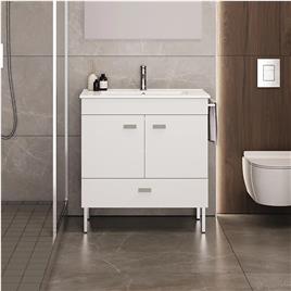 Móvel de WC Ecofast 80 com Pés e Lavatório