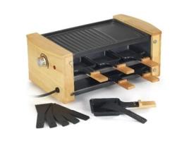 Grelhador Raclette KITCHEN CHEF 6 Pessoas 900W + Grelha Kcwood.6Rp