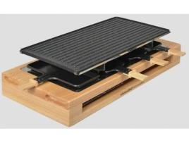 Grelhador Raclette KITCHEN CHEF 8 Pessoas 1500W + Grelha Kcwood8Maxi