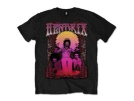 T-Shirt ROCK OFF Jimi Hendrix - Ferris Wheel Preto (Tamanho: S)