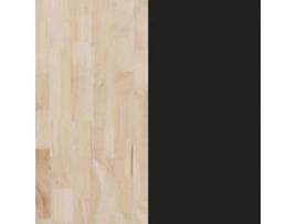 Mesa de Refeição DUEHOME (Preto - Madeira, Metal - 100 cm x 76 cm x)