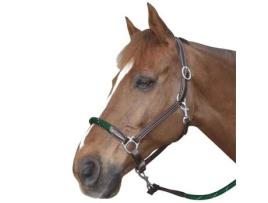 Cabresto de corda com fivelas brancas para cavalos Canter