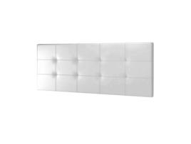 Cabeceira Mikonos JSHOME  (Branco - Pele - 140 cm / 160 cm x 60 cm x 8 cm)