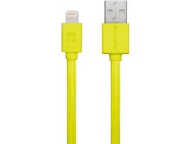 Cabo de Dados XTREMEMAC (Lightning - USB A - 1 m - Amarelo)