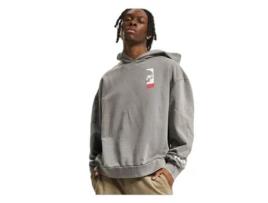 Sweatshirt para Unisexo THUG LIFE (XL - Cinzento)