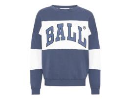 Sweatshirt para Unisexo BALL (L - Algodão - Azul)