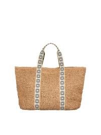 BeckSöndergaard Shopper 'Papel Berta'  nude / cinzento claro / preto