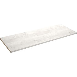 Tampo de bancada imitação madeira BOHEMIAN BRANCO 366X62X3.8CM