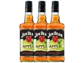 Whisky Bourbon JIM BEAM Jim Beam Apple (0.7 L - 3 unidades)