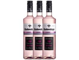 Vodka MOSKOVSKAYA Moskovskaya Pink (0.7 L - 3 unidades)