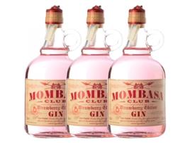 Gin MOMBASA CLUB Mombasa Club Strawberry Edition (0.7 L - 3 unidades)