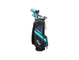 Kit (bolsa + 11 tacos) mulher canhota Boston Golf pack complet 9