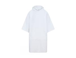 Poncho para Mulher TOWEL CITY (TU - Poliéster - Branco)