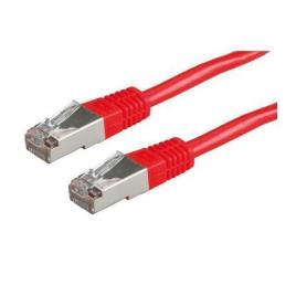 CABLE RED CAT 6 UTP 0.5M ROJO BULK