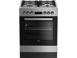 Fogão BEKO 4G FSM62320DXS (72 L - Natural e Butano-Propano - Inox)