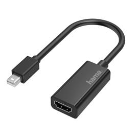 hama Adaptador Mini DisplayPort (M) – HDMI™ (F), Preto