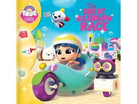 Livro true and the rainbow kingdom: the great rainbow race de guru (inglês)