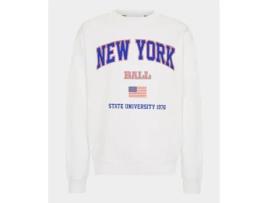 Sweatshirt para Unisexo BALL (M - Algodão - Branco)