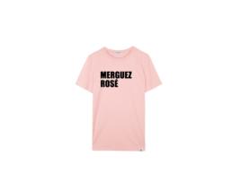 T-shirt para Mulher FRENCH DISORDER (S - Algodão - Rosa)