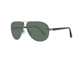 Óculos de Sol ZEGNA COUTURE STF ZC0003 62 08J Titanium Metal Homem (Prateado)