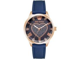 Relógio JUICY COUTURE Mulher (Pele Vegan - Dourado e Azul)