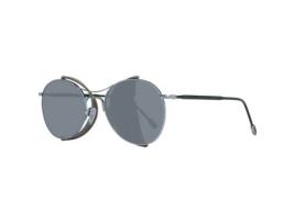 Óculos de Sol ZEGNA COUTURE STF ZC0022 52 17A Titanium Metal Homem (Prateado)