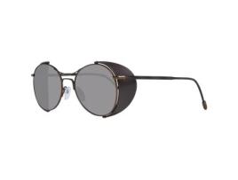 Óculos de Sol ZEGNA COUTURE STF ZC0022 52 37J Titanium Metal Homem (Castanho)