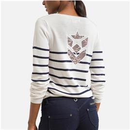 Freeman T. Porter Camisola estilo marinheiro, mangas compridas, logótipo atrás