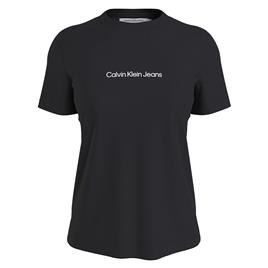 Calvin Klein Jeans T-shirt de gola redonda e mangas curtas, motivo à frente