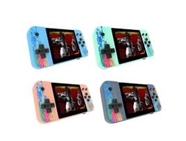 Mini Consola com 800 jogos WNDYDX Bl-5c3 Azul