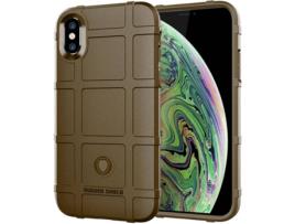 Capa iPhone 11 Pro WISETONY Mofankeji-30 Castanho