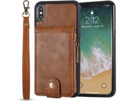 Capa iPhone 11 Pro WISETONY Ouqihan-55 Castanho