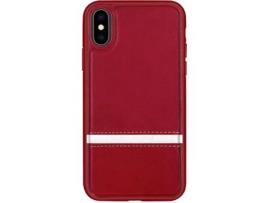 Capa iPhone X, XS WISETONY Donghong-12 Vermelho