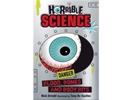 Livro blood, bones and body bits de nick arnold (inglês)