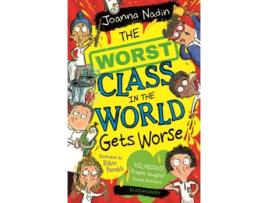 Livro the worst class in the world gets worse de joanna nadin (inglês)