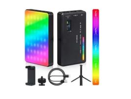 Iluminador Led GIANTARM Luz Rgb com Bateria (3100Mah - Cri95 2500 a 8500 K)