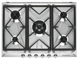 Placa de Gás SMEG SR975XGH (Gás Natural - 70 cm - Inox)