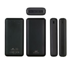 RIVACASE Powerbank VA2120, 20.000 mAh, 2 x USB Tipo-C, Preto