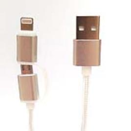 Cabo Telemóvel Tech Fuzzion Lighting / Micro USB