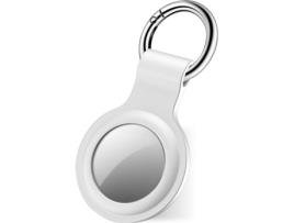 Capa Airtag  Silicone Branco