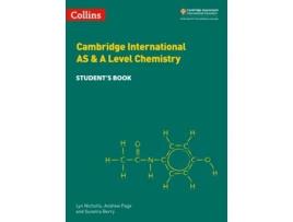 Livro cambridge international as & a level chemistry student's book de lyn nicholls,andrew page,sunetra berry (inglês)
