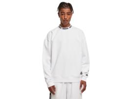 Sweatshirt para Unisexo URBAN CLASSICS (XXL - Algodão - Branco)