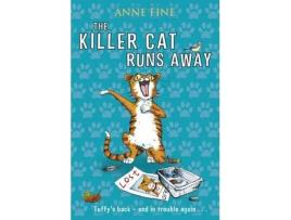 Livro the killer cat runs away de anne fine (inglês)