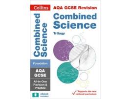 Livro aqa gcse 9-1 combined science foundation all-in-one complete revision and practice de collins gcse (inglês)
