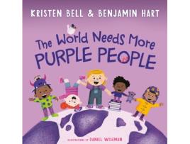 Livro the world needs more purple people de kristen bell,benjamin hart (inglês)