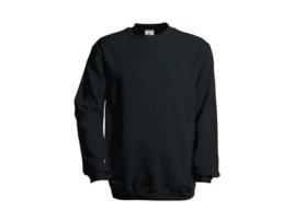 Sweatshirt para Unisexo B&C (L - Algodão - Preto)