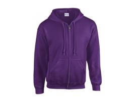 Sweatshirt para Homem GILDAN (L - Algodão - Roxo)