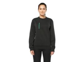 Sweatshirt para Unisexo WK. DESIGNED TO WORK (4XL - Poliéster - Preto)