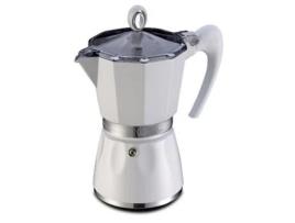 Cafeteira Italiana 3 Xícaras Brancas 103803