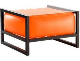 Mesa de Exterior Yoko MOJOW com Luz (70 x 40 x 62 cm - TPU - Laranja)